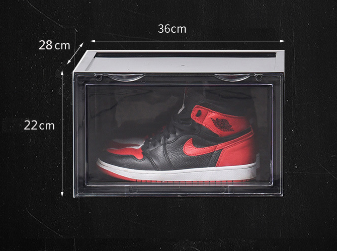 High-top shoe storage box