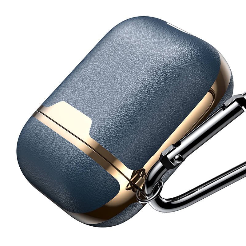 Electroplated Leather Airpod Gen 1/2 Case - Love Collection