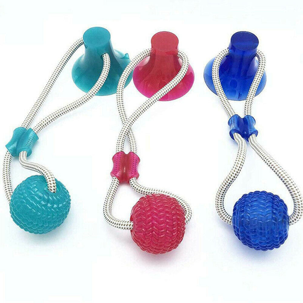 Suction Cup Teething Rope Training Treats Toys