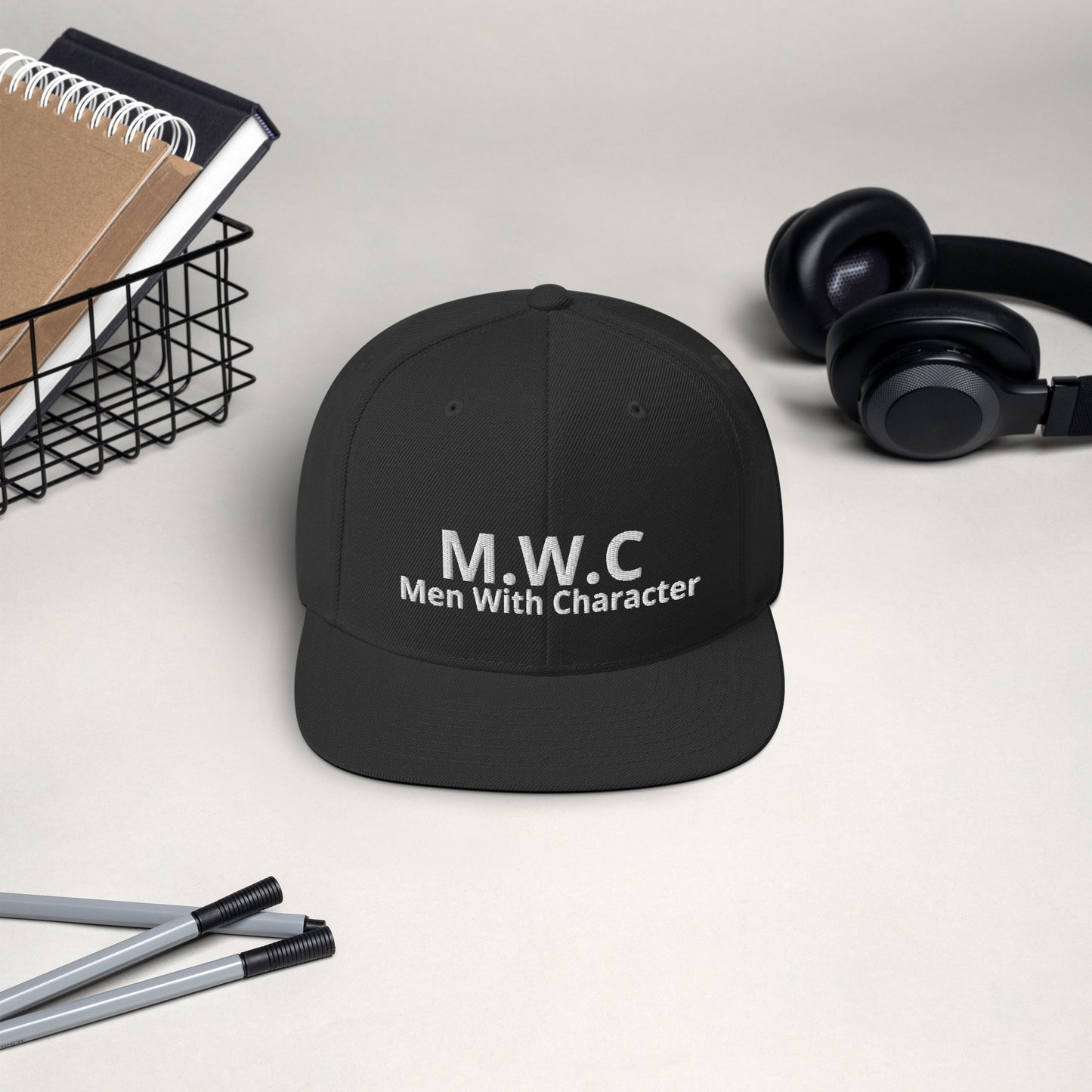 MEN WITH CHARACTER aka (M.W.C)  Snapback Hat