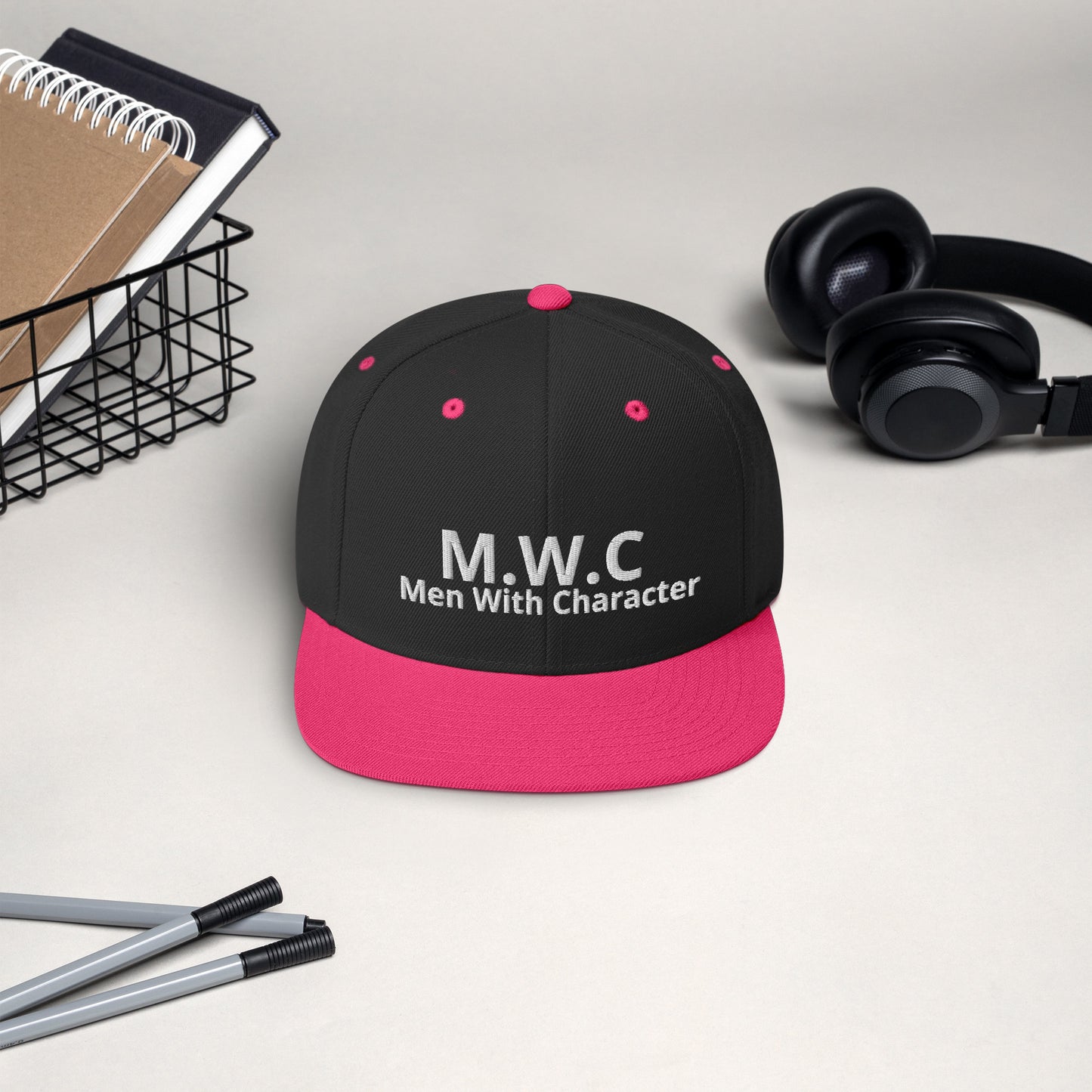 MEN WITH CHARACTER aka (M.W.C)  Snapback Hat