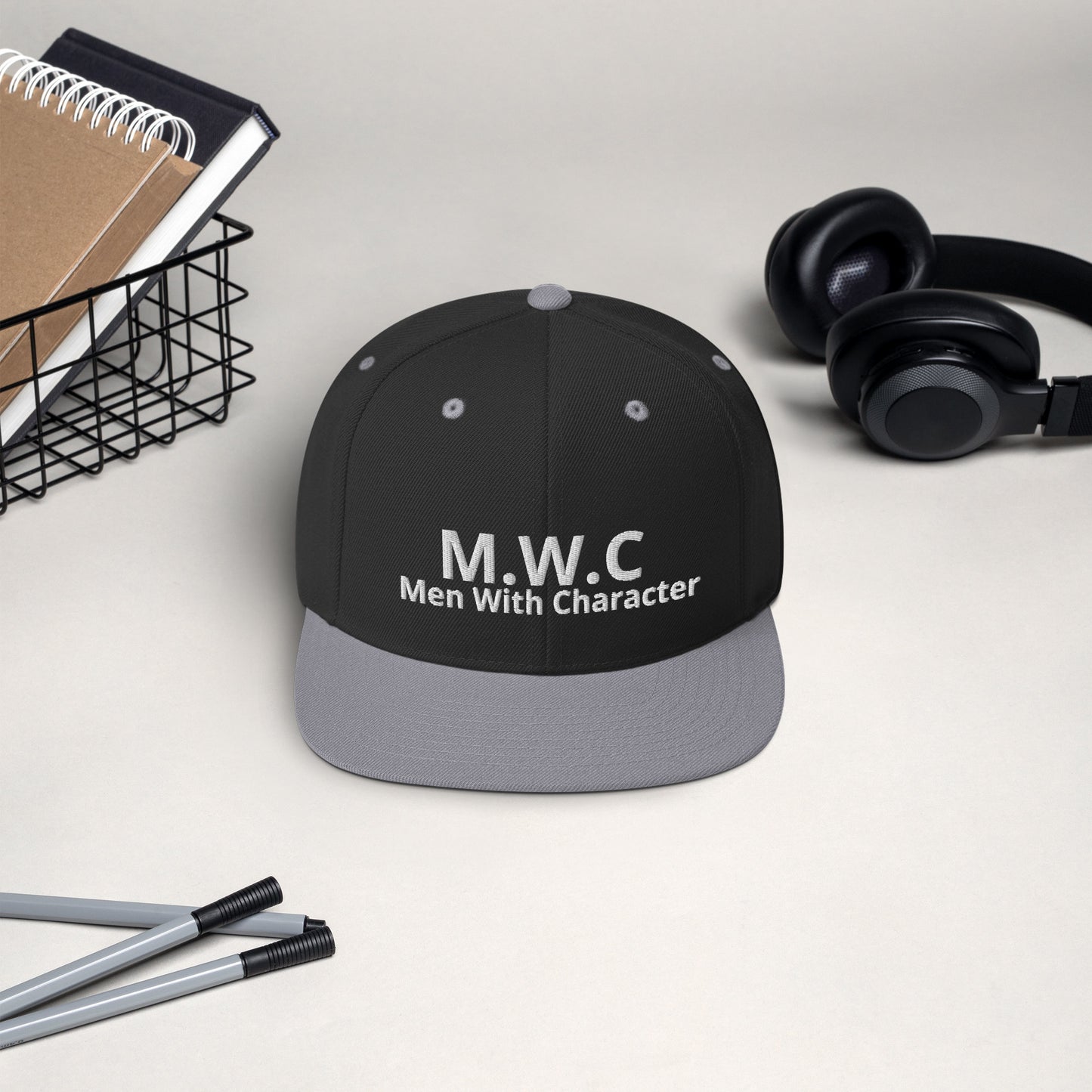 MEN WITH CHARACTER aka (M.W.C)  Snapback Hat