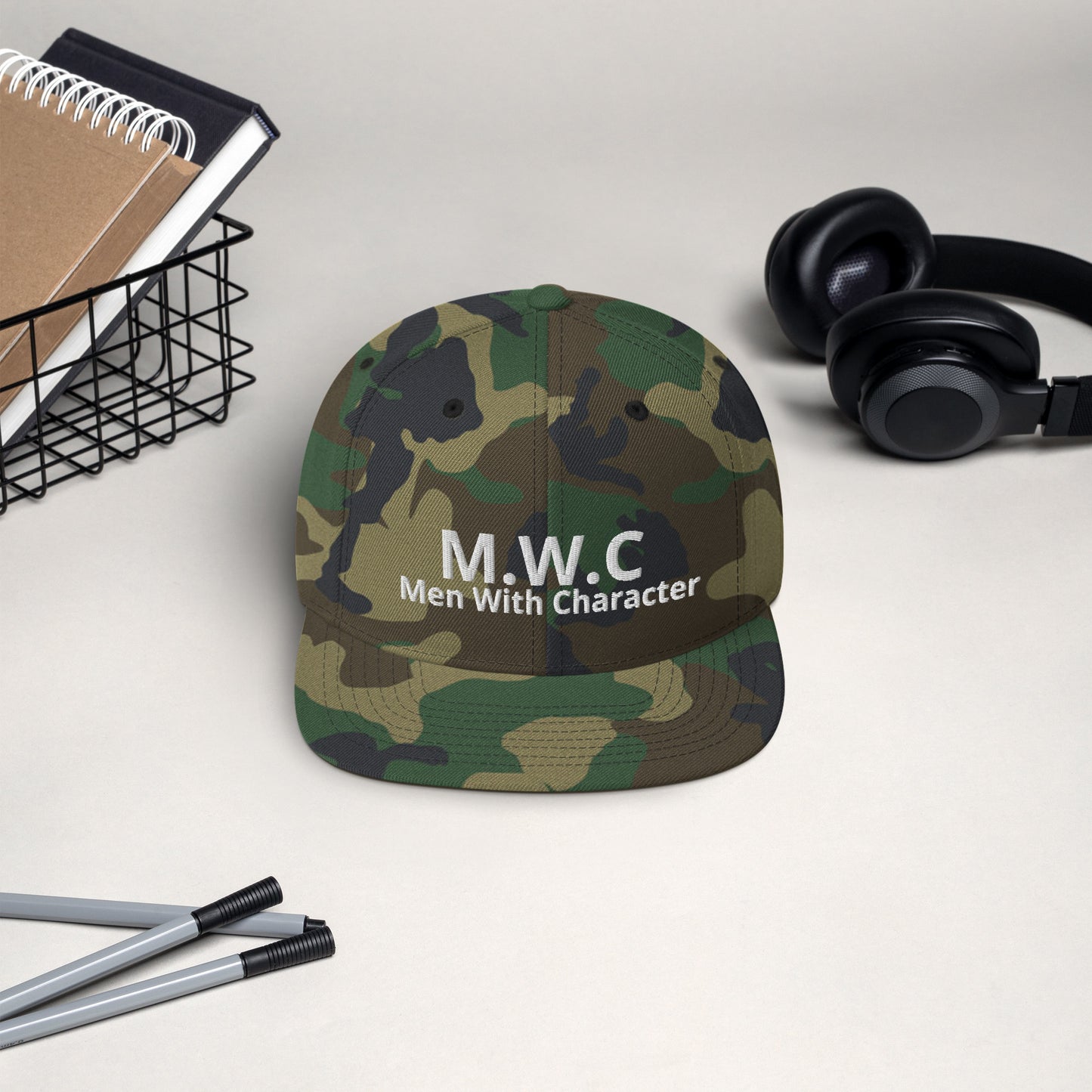 MEN WITH CHARACTER aka (M.W.C)  Snapback Hat