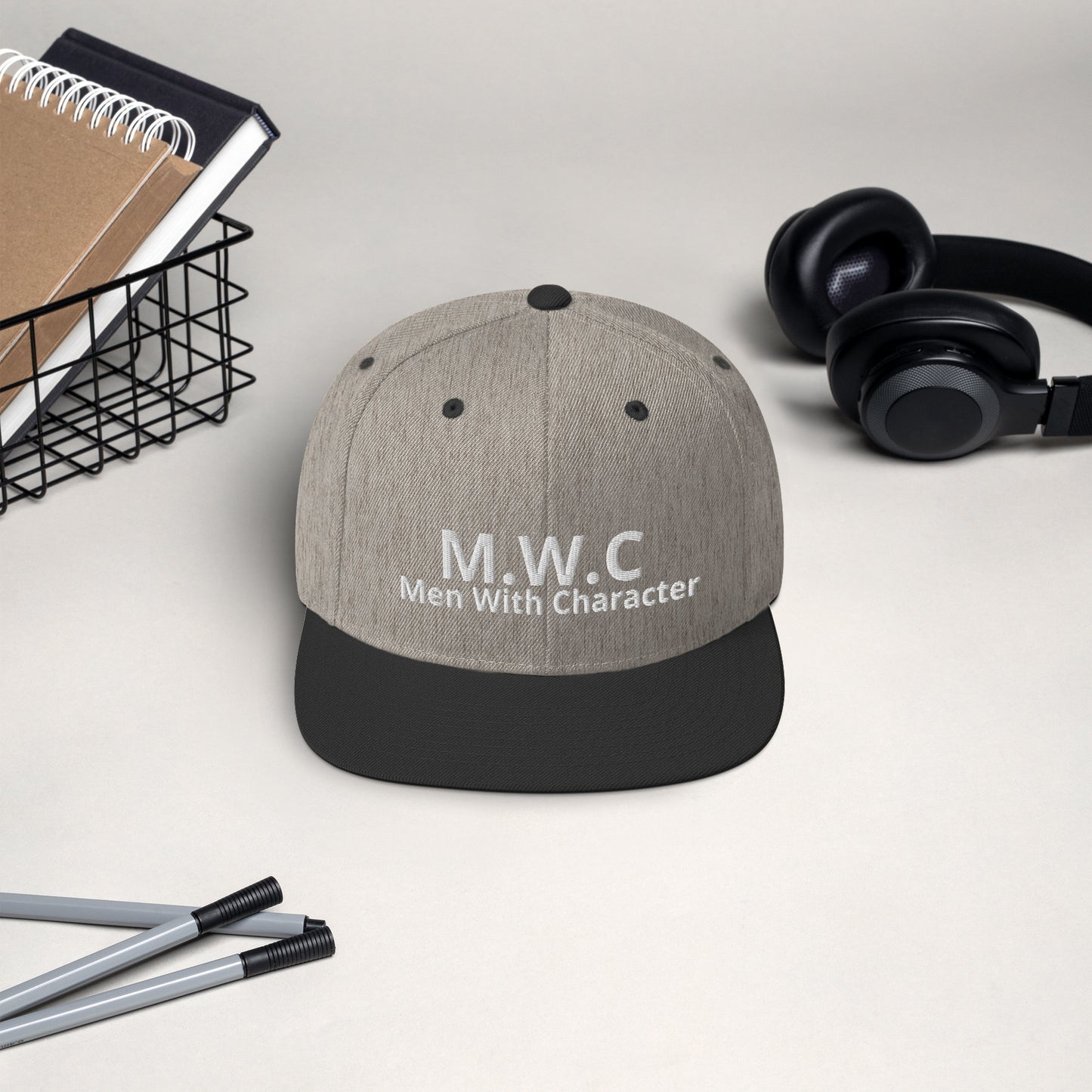 MEN WITH CHARACTER aka (M.W.C)  Snapback Hat