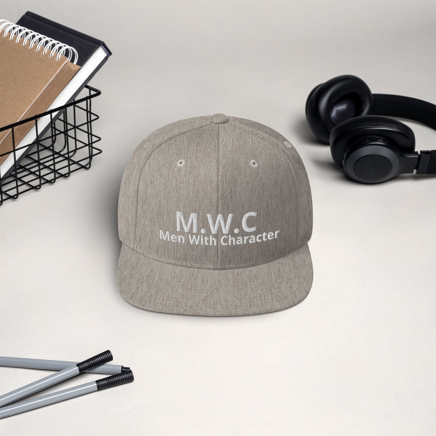 MEN WITH CHARACTER aka (M.W.C)  Snapback Hat