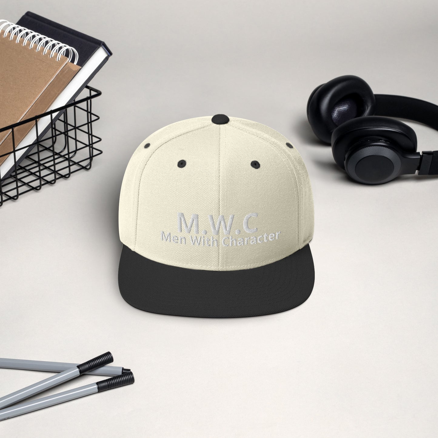 MEN WITH CHARACTER aka (M.W.C)  Snapback Hat