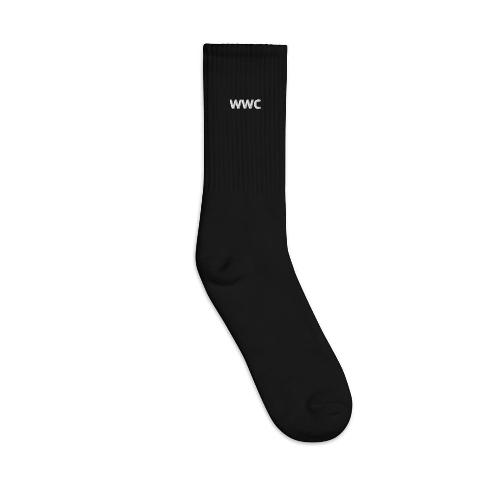 WOMEN WITH CHARACTER (W.W.C) Embroidered socks