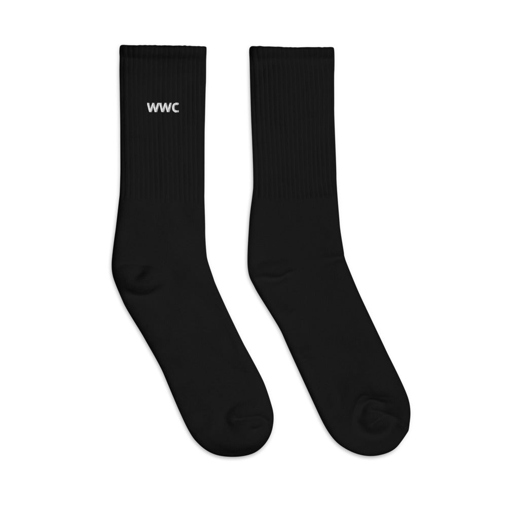 WOMEN WITH CHARACTER (W.W.C) Embroidered socks