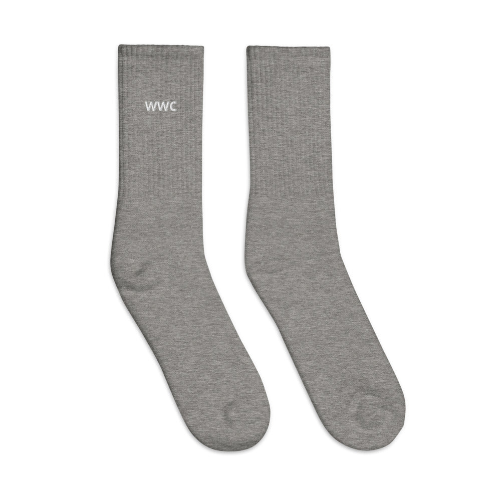 WOMEN WITH CHARACTER (W.W.C) Embroidered socks