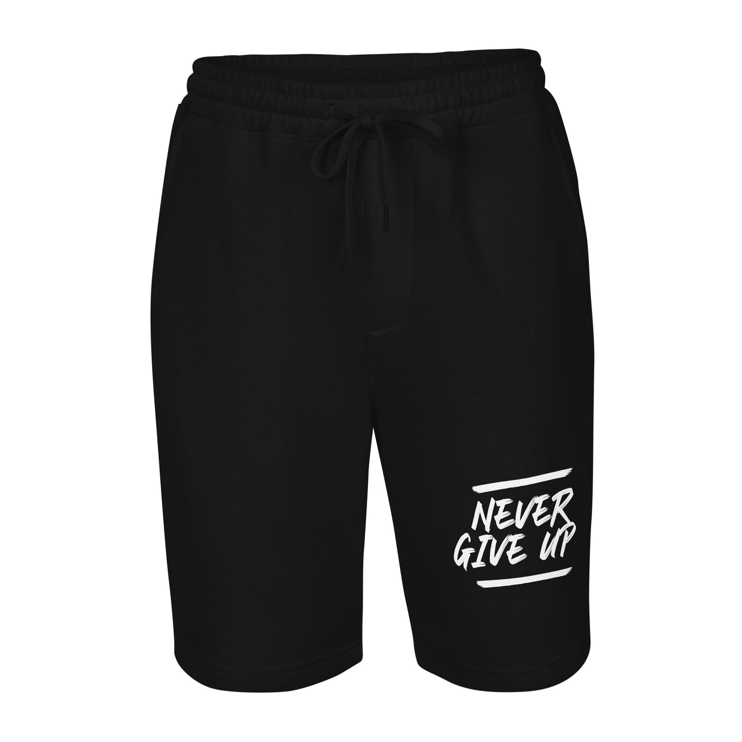 MWC aka MEN WITH CHARACTER (NEVER GIVE UP)  Men's fleece shorts