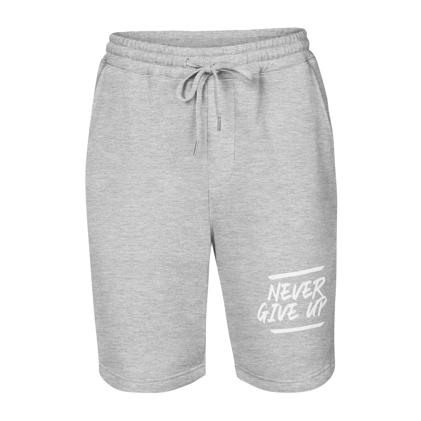 MWC aka MEN WITH CHARACTER (NEVER GIVE UP)  Men's fleece shorts