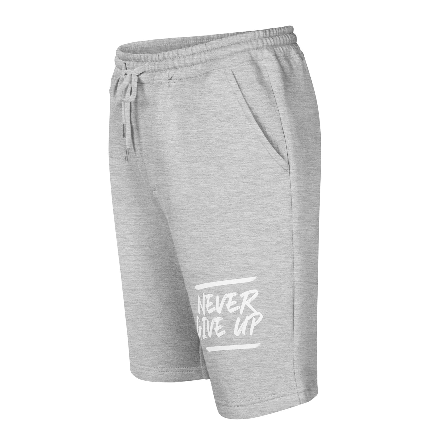 MWC aka MEN WITH CHARACTER (NEVER GIVE UP)  Men's fleece shorts