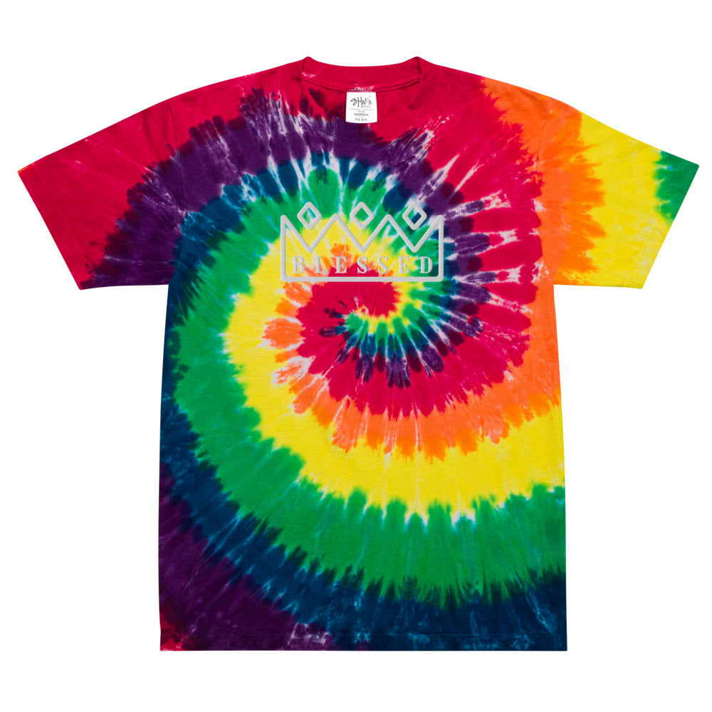 BLESSED COLLECTION Oversized tie-dye t-shirt