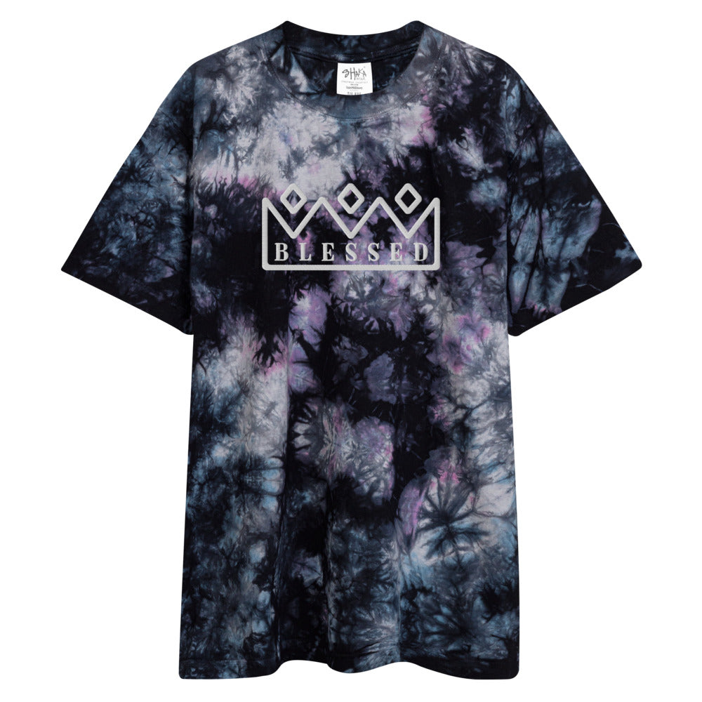 BLESSED COLLECTION Oversized tie-dye t-shirt