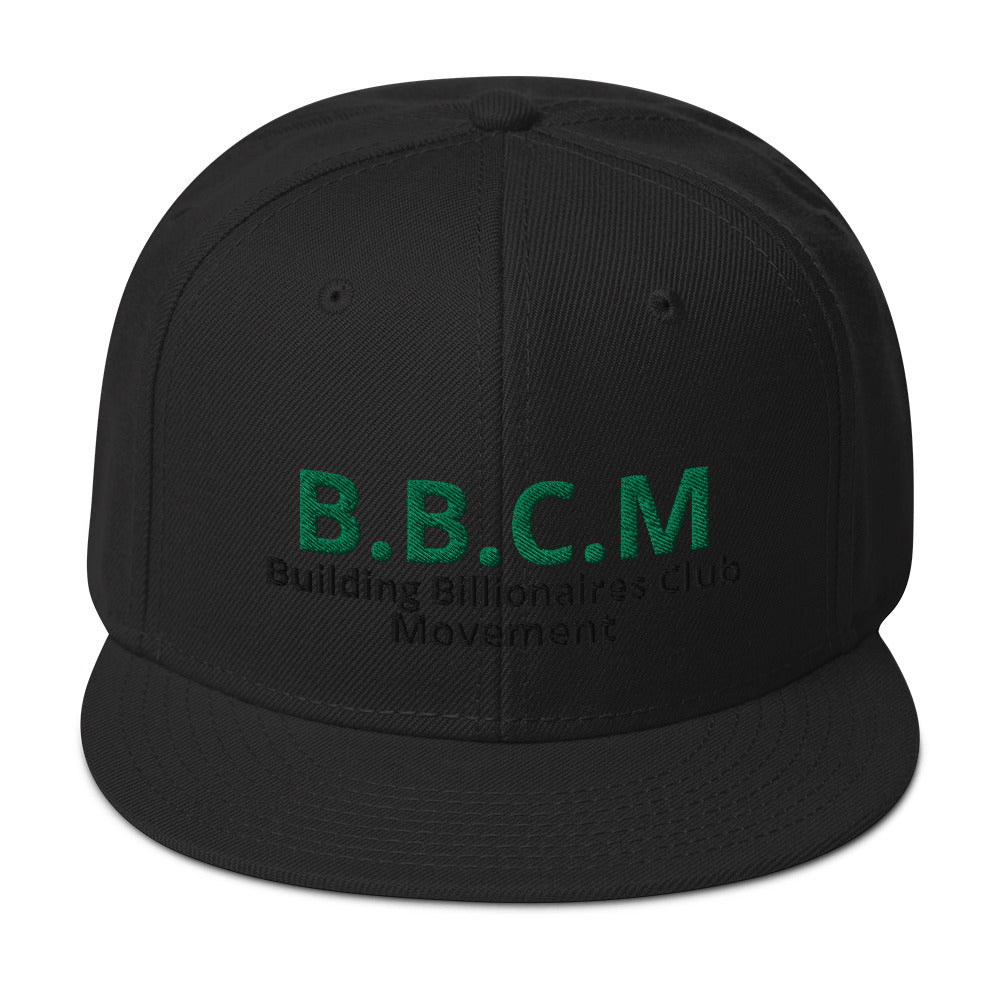 BUILDING BILLIONAIRES CLUB Movement aka (BBCM)  Snapback Hat