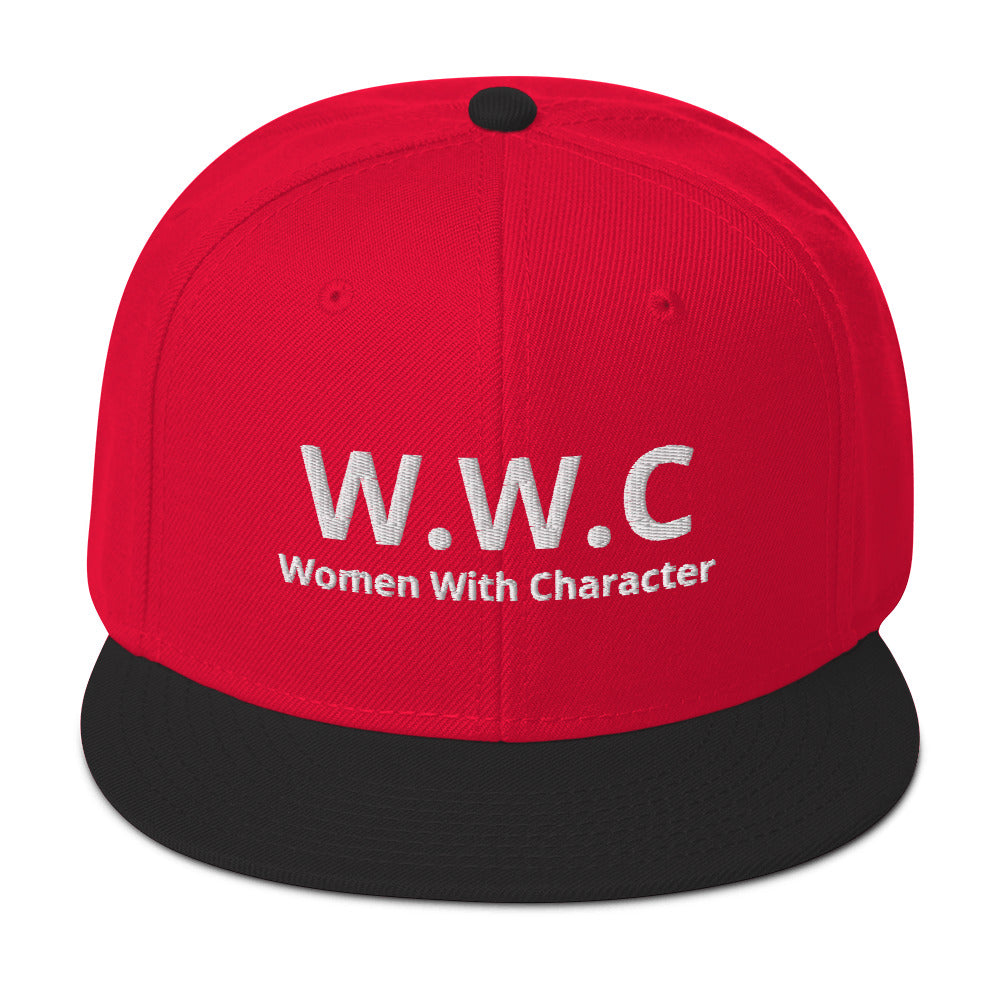 WOMEN WITH CHARACTER aka W.W.C  Snapback Hat