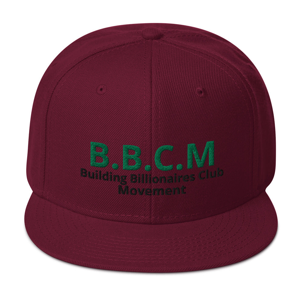 BUILDING BILLIONAIRES CLUB Movement aka (BBCM)  Snapback Hat