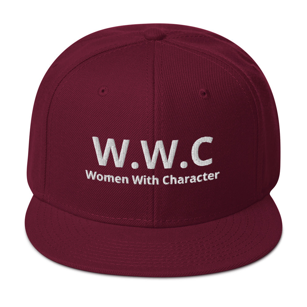 WOMEN WITH CHARACTER aka W.W.C  Snapback Hat