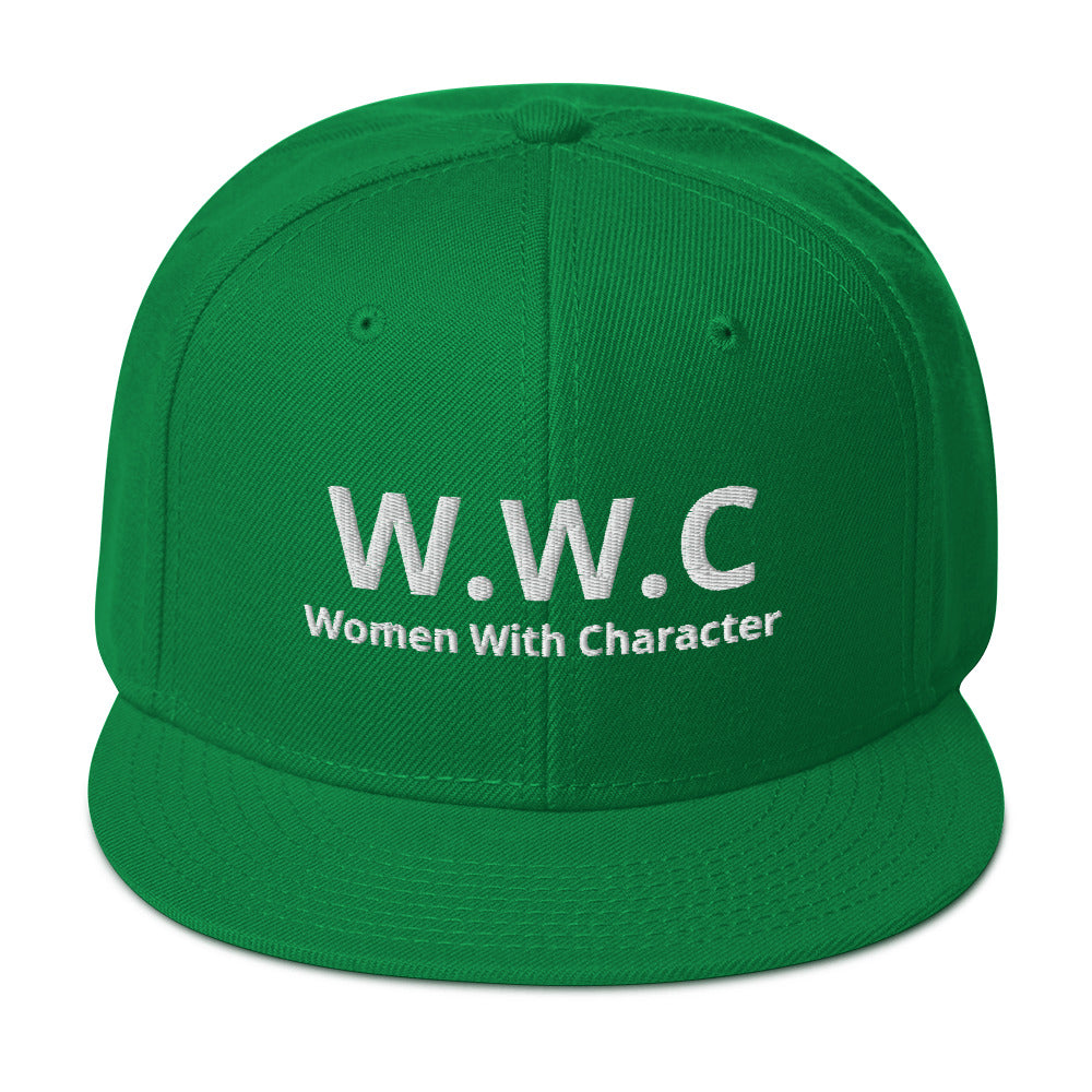 WOMEN WITH CHARACTER aka W.W.C  Snapback Hat