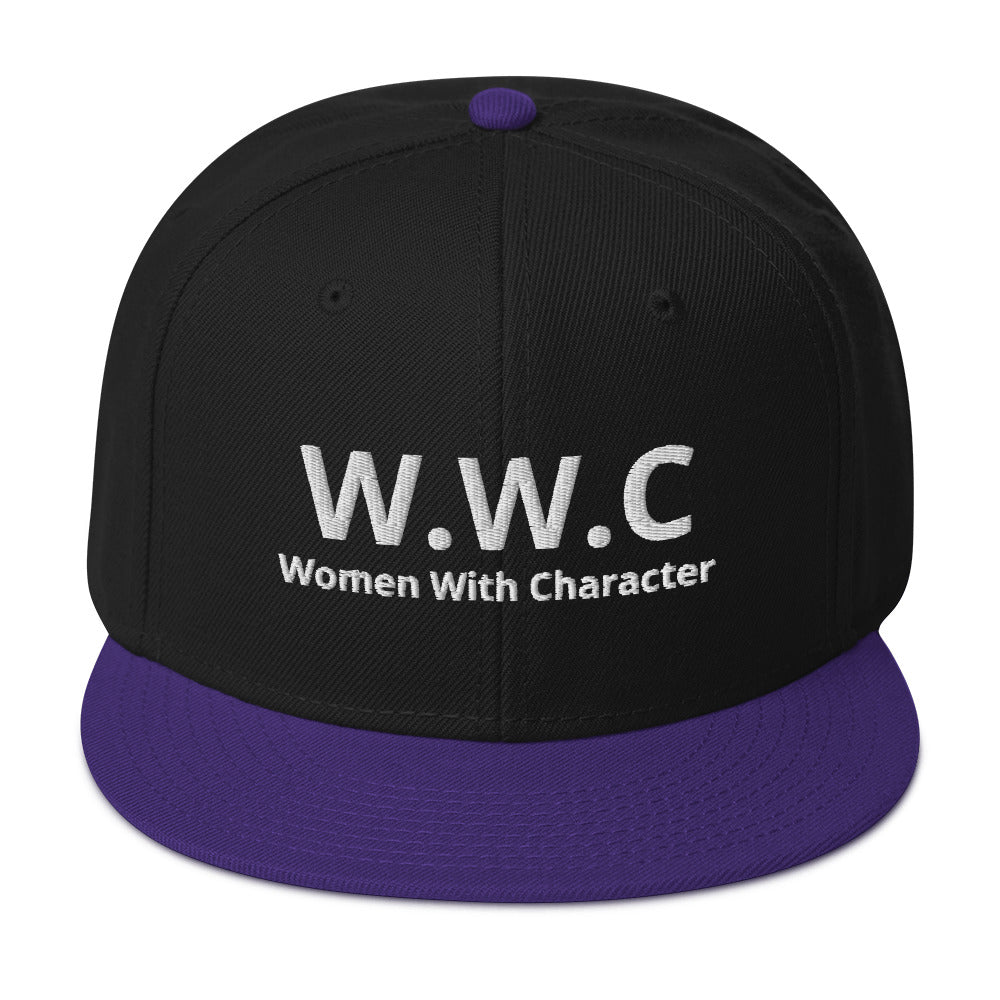 WOMEN WITH CHARACTER aka W.W.C  Snapback Hat