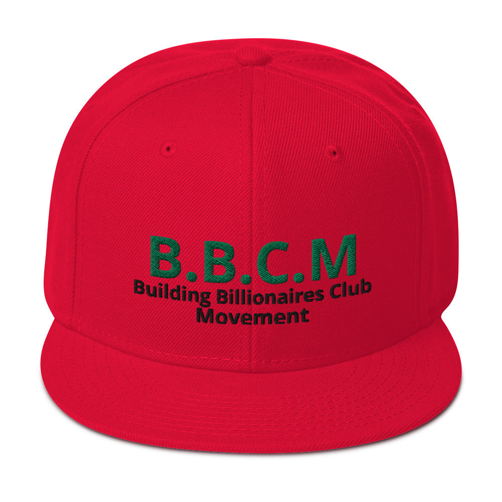 BUILDING BILLIONAIRES CLUB Movement aka (BBCM)  Snapback Hat