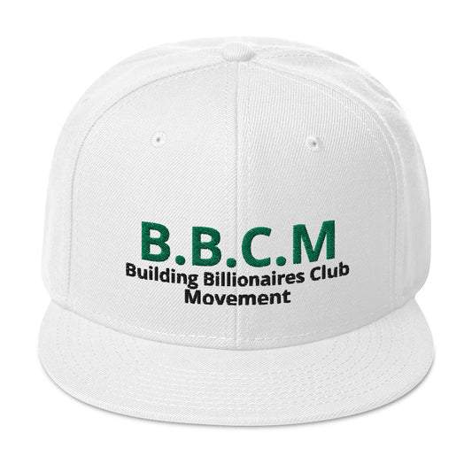 BUILDING BILLIONAIRES CLUB Movement aka (BBCM)  Snapback Hat