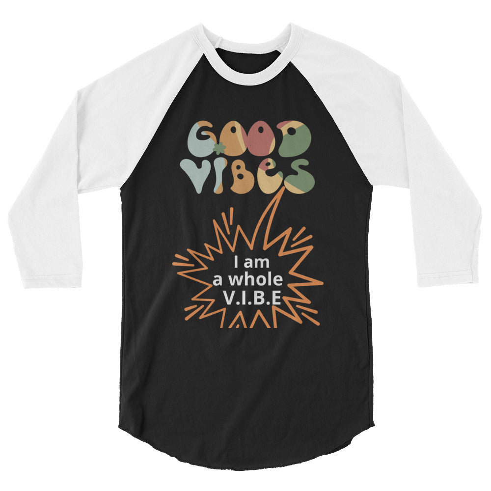 GOOD V.I.B.E.S  3/4 sleeve raglan shirt