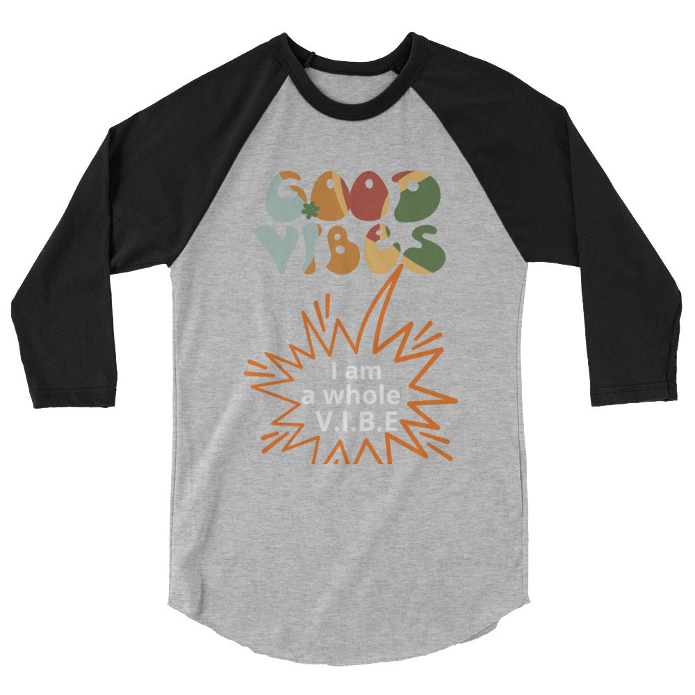 GOOD V.I.B.E.S  3/4 sleeve raglan shirt