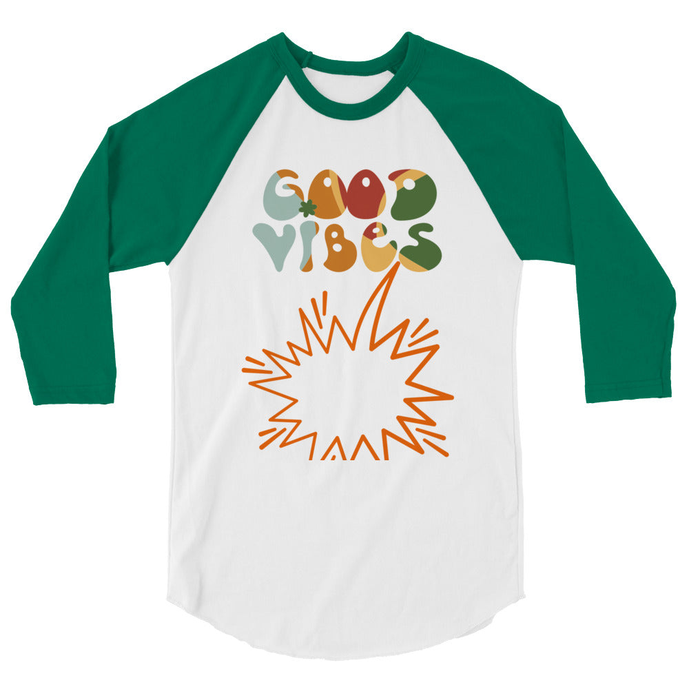 GOOD V.I.B.E.S  3/4 sleeve raglan shirt