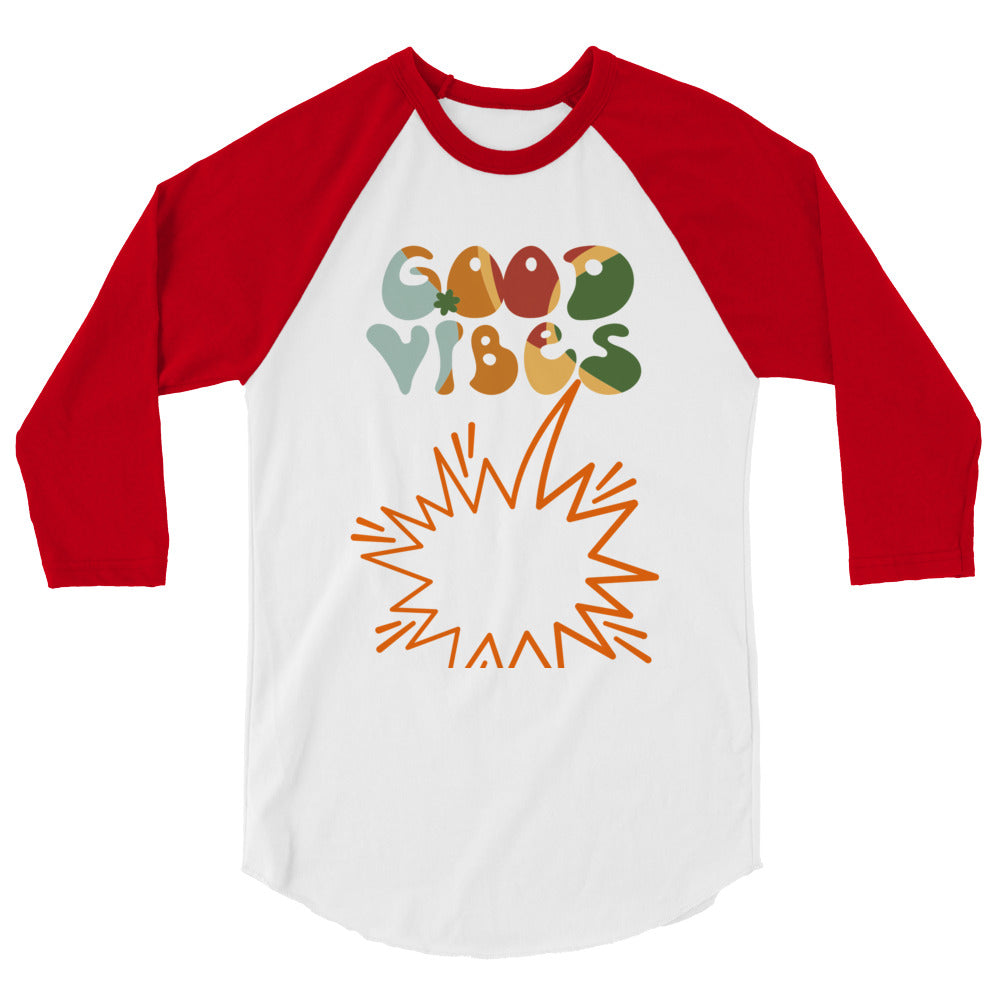 GOOD V.I.B.E.S  3/4 sleeve raglan shirt