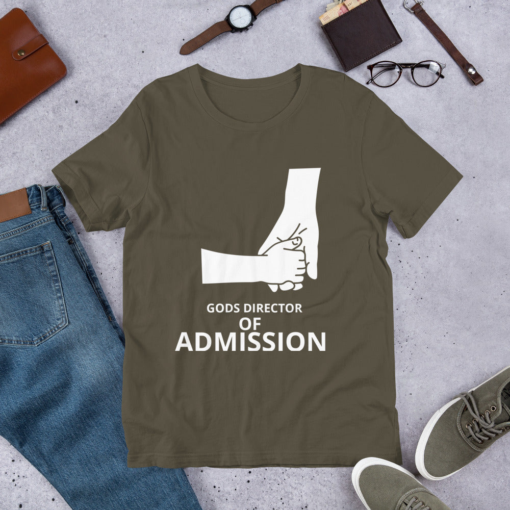 GODS ADMISSION COLLECTION  Unisex t-shirt