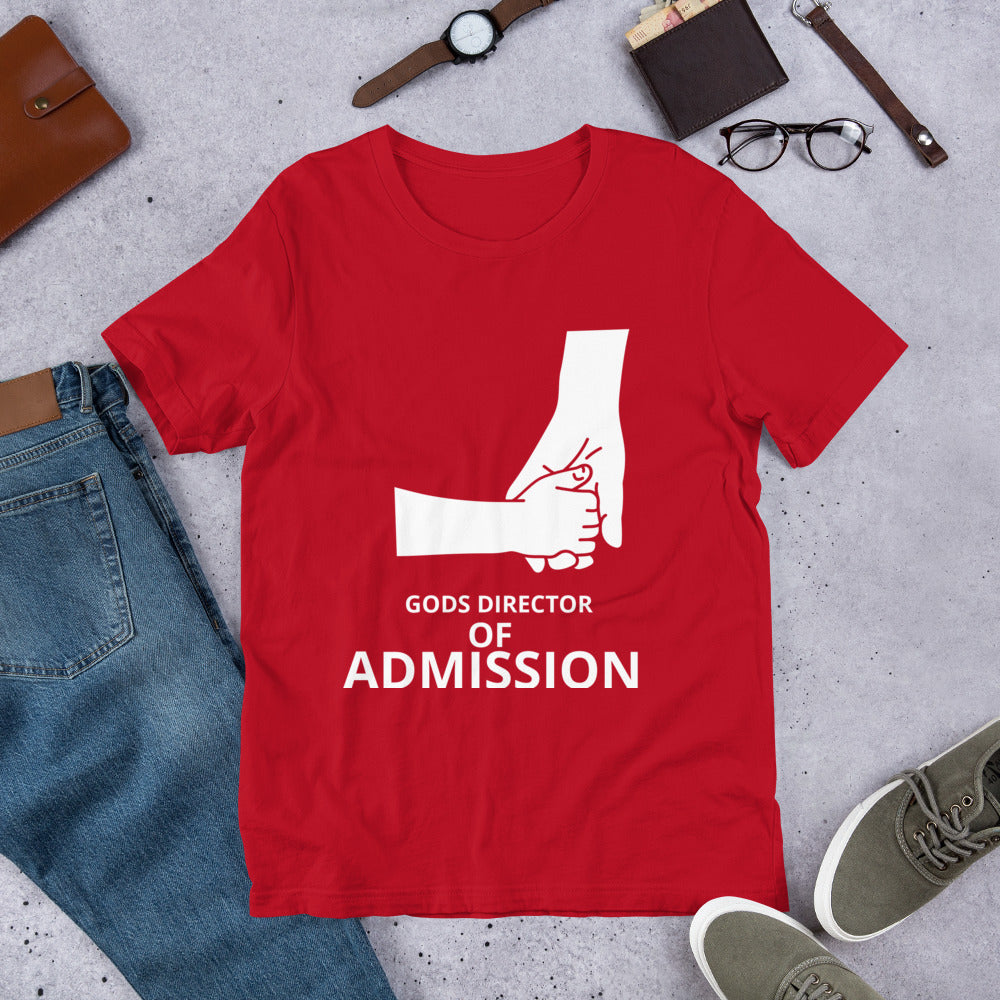 GODS ADMISSION COLLECTION  Unisex t-shirt