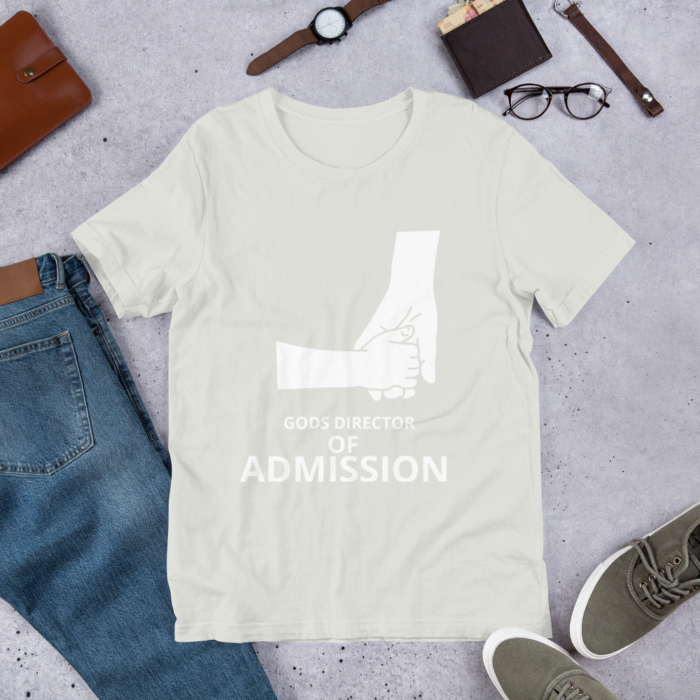 GODS ADMISSION COLLECTION  Unisex t-shirt