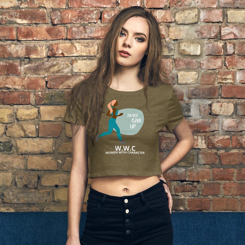 WOMEN WITH CHARACTER (W.W.C) Women’s Crop Tee