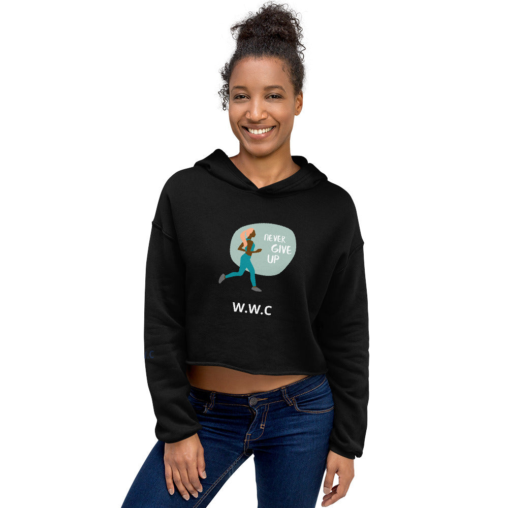 WOMEN WITH CHARACTER (W.W.C) Crop Hoodie