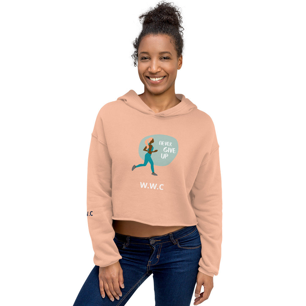 WOMEN WITH CHARACTER (W.W.C) Crop Hoodie