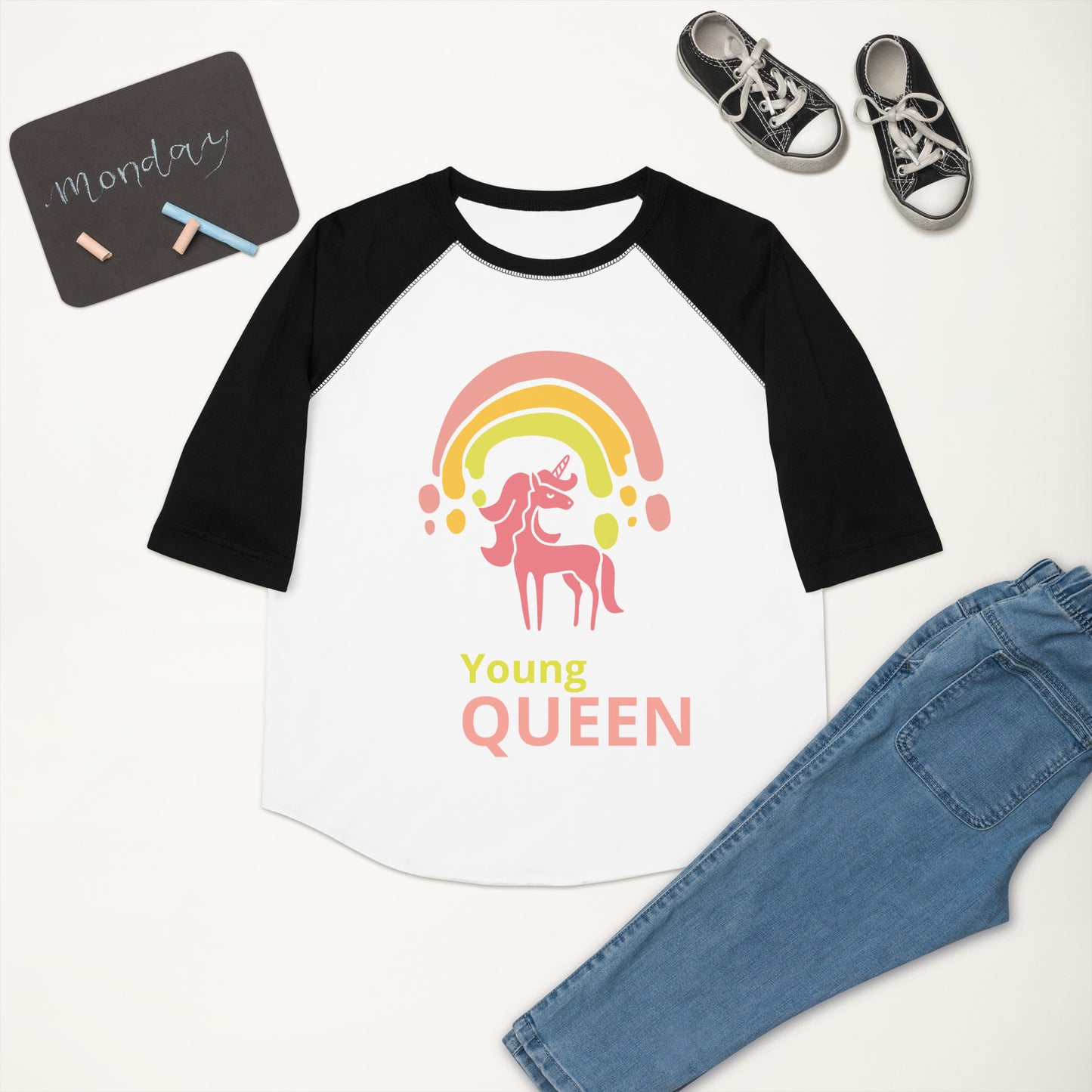 Young QUEEN Collection  Youth baseball shirt