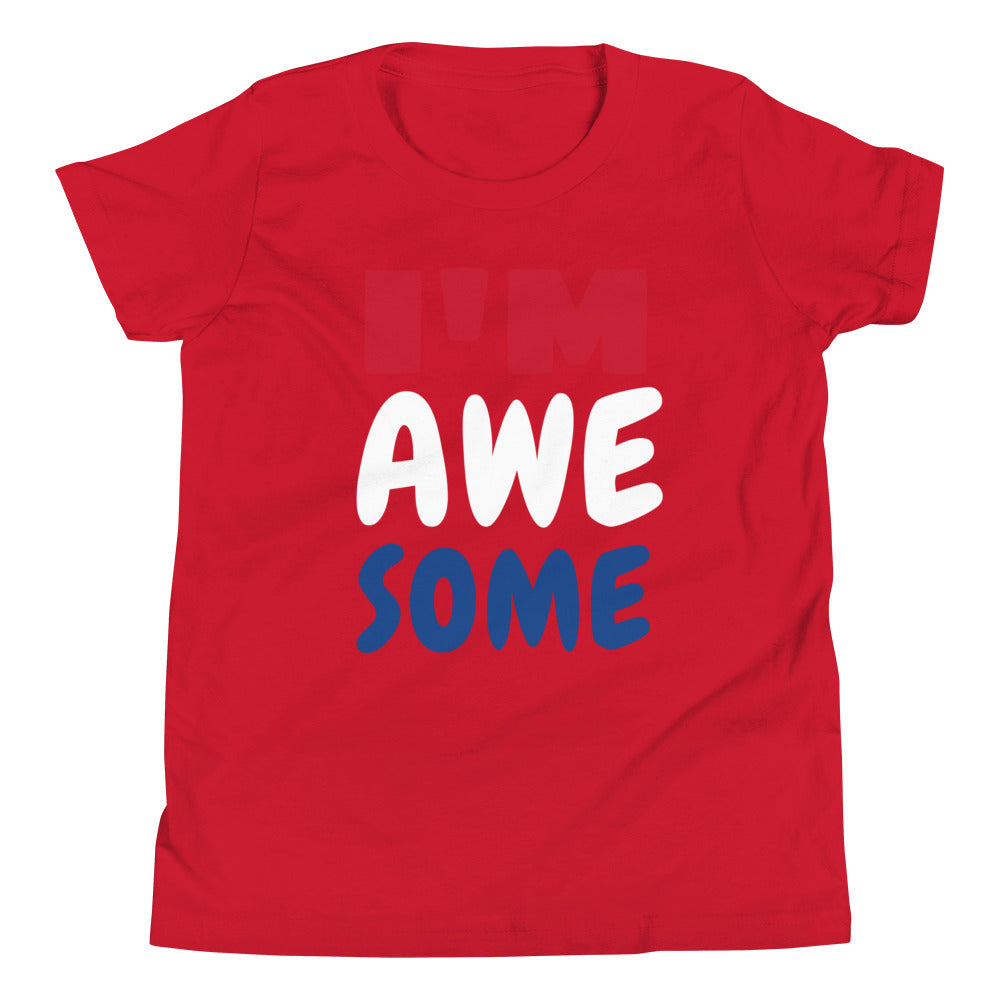 "IM AWESOME KID!" Youth Short Sleeve T-Shirt